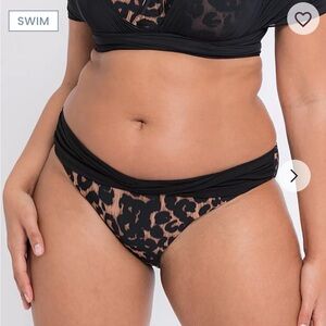 NWT Curvy Kate Wrapsody Leopard Print Small BOTTOMS only